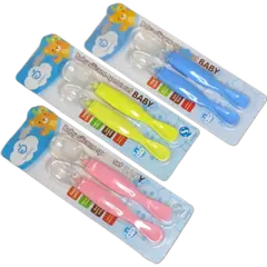 Applebear Baby Silicone Spoon Set 2 Pcs - Rokomari